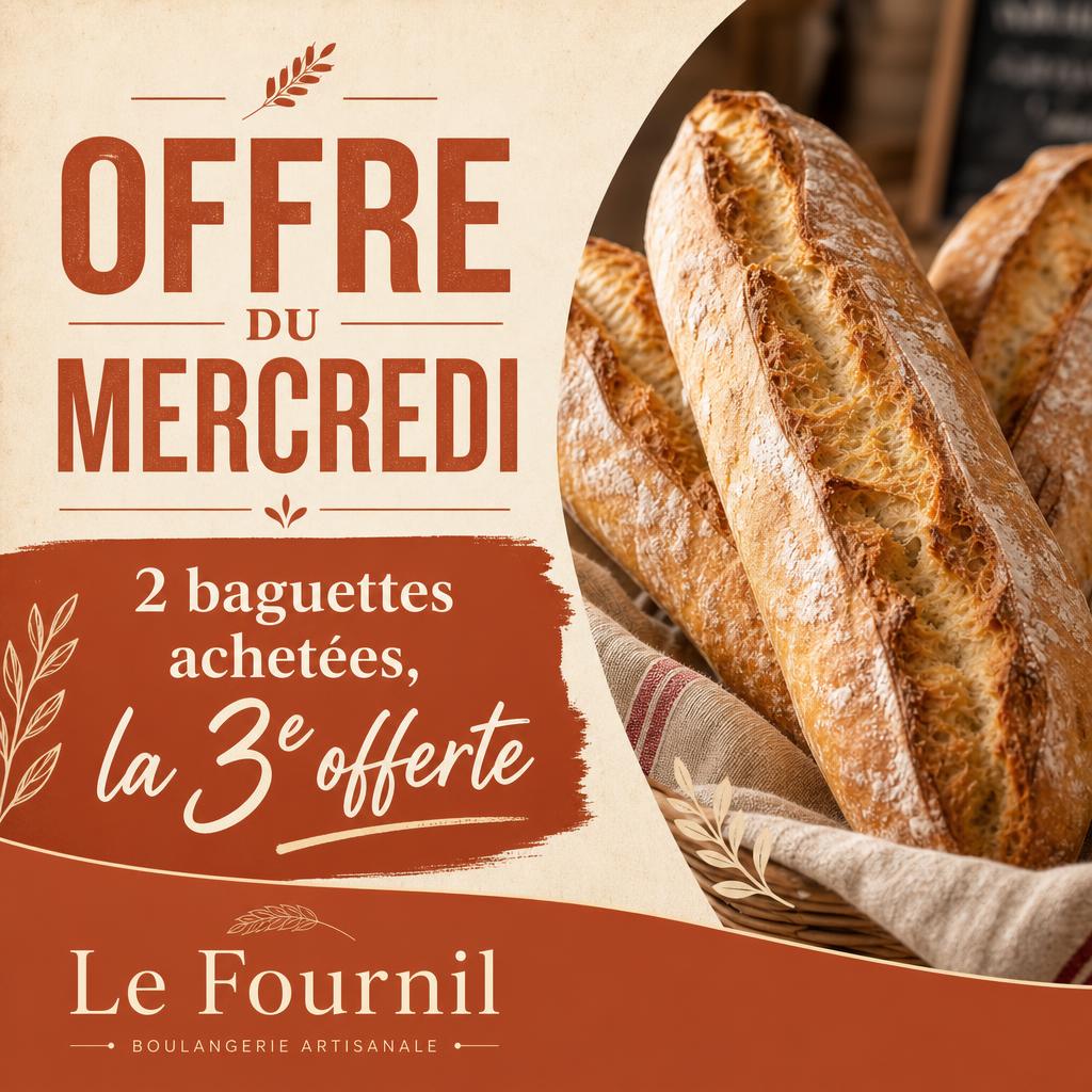 Publication d’offre de boulangerie pour le week-end